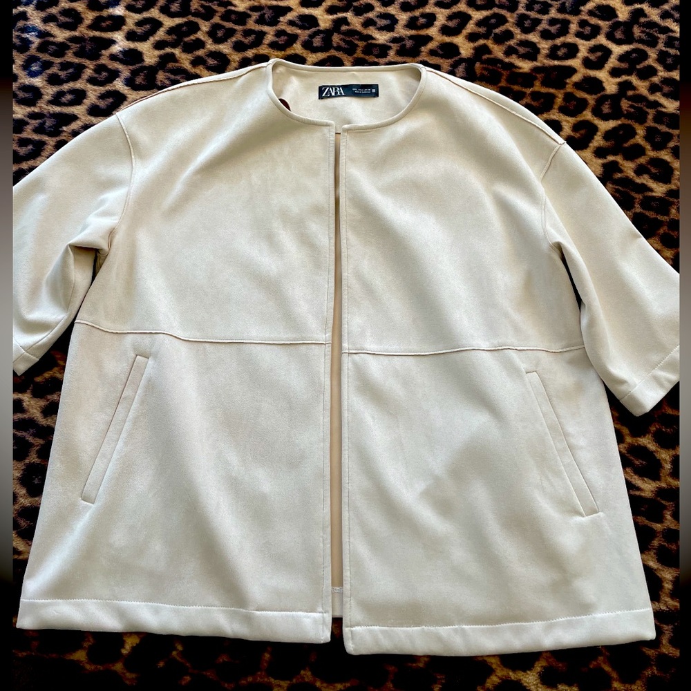 Zara Faux Suede Jacket